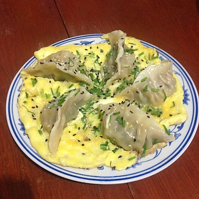 煎饺及鸡蛋煎饺