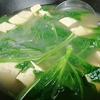 #夏日消暑，非它莫属#豆腐粉丝菠菜汤的做法图解7