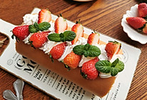#换着花样吃早餐#春天的颜色，草莓蛋糕卷的做法