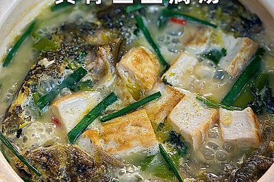 黄骨鱼豆腐汤