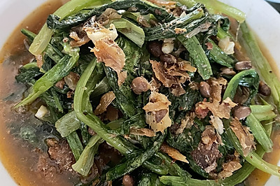 豆豉鲮鱼油麦菜