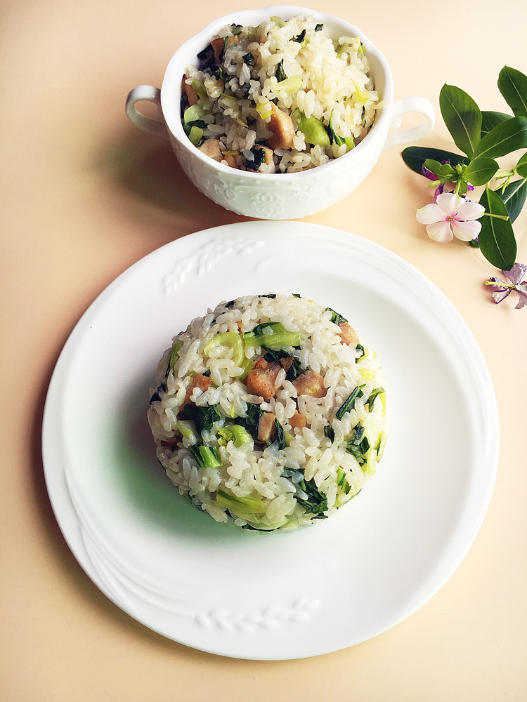 一碗咸肉菜饭的做法