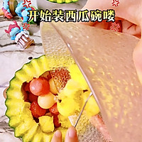 #我们约饭吧#缤纷西瓜碗&西瓜串串的做法图解5