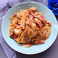 泡菜烩培根粉丝的做法图解8