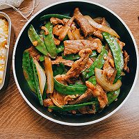美味减脂餐！荷兰豆炒牛肉的做法图解9