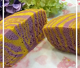 健康朝食--南瓜紫薯发糕的做法