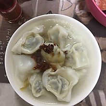 美味韭菜肉混沌