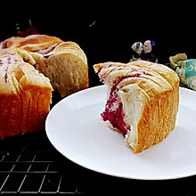 紫薯太阳花面包#嘉宝笑容厨房#