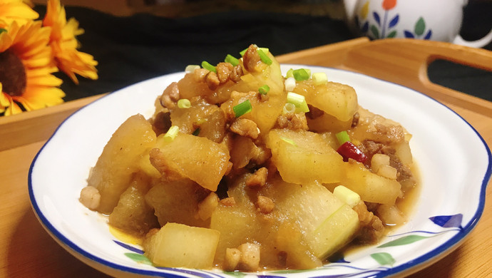 肉沫烧冬瓜