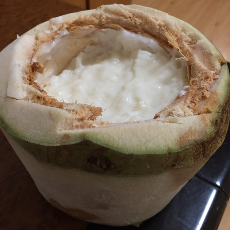 整个椰子奶冻（无吉利丁片的淀粉版）的做法