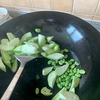 #万物生长 营养尝鲜#丝瓜毛豆的做法图解9