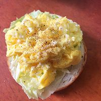 #芝士盖被 爆改芝味#花椒叶芝士贝果的做法图解5