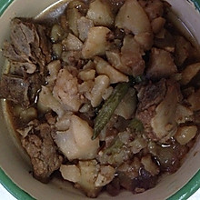 土豆豆角炖排骨