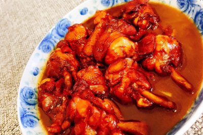 红烧鸡腿砂锅版
