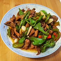 青椒炒肉的做法图解10