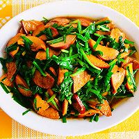 家常菜「韭菜炒豆干」的做法图解6