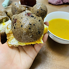 #向往的生活 就是外婆乡#鸡蛋汉堡