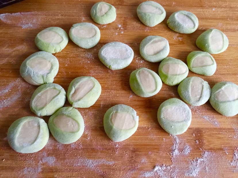 “冬青小白菜”水饺的做法图解5