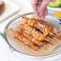 #减一点更好#香嫩鸡肉串串的做法图解11