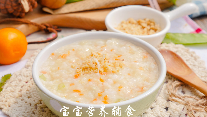 银鱼芹菜粥