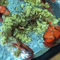 蒜香黑椒马苏里拉焗波士顿龙虾的做法图解13