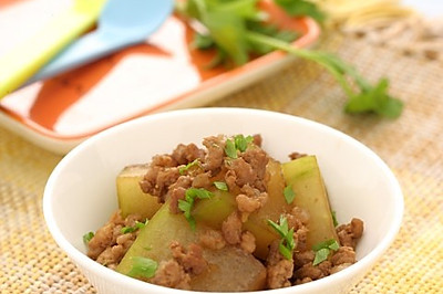 肉末烧冬瓜