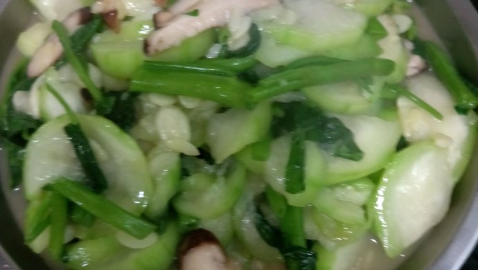 丝瓜炒空心菜