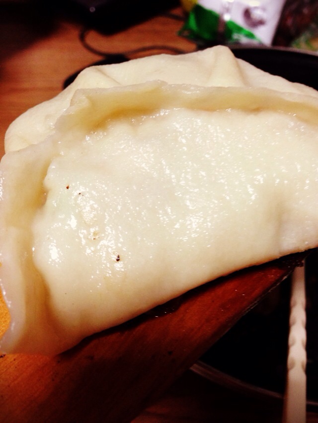 Jiaozi stuffed with three fresh vegetables and melons