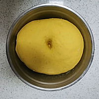 奶香南瓜豆沙包+自制豆沙馅的做法图解12
