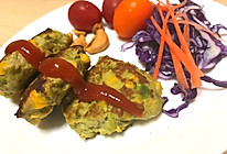 牛油果玉米肉饼的做法