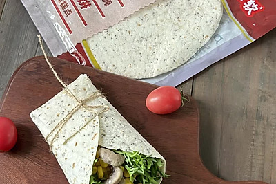 鸡柳藜麦卷饼