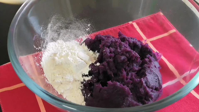 紫薯南瓜丸子