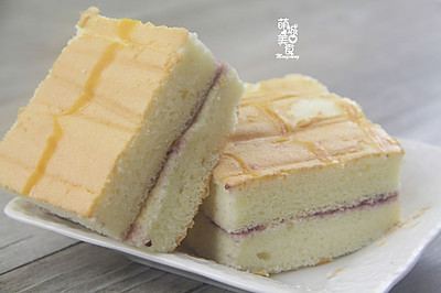 千叶纹蓝莓蛋糕
