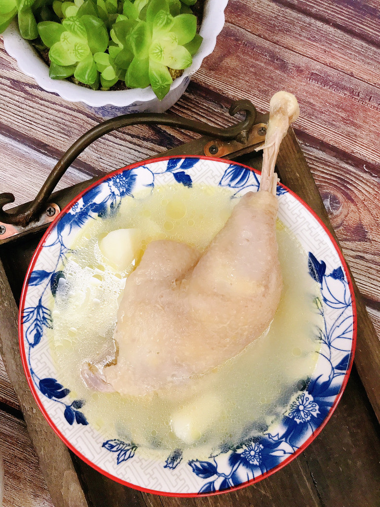 淮山炖鸡汤的做法