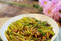 萝卜丝炒粉条的做法