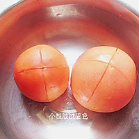番茄鸡蛋面疙瘩汤的做法图解1