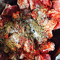 烤箱版烤羊肉串的做法图解2