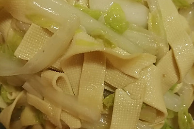 大白菜炖干豆腐