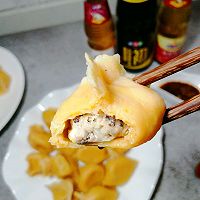 #名厨汁味，圆中秋美味#南瓜皮白菜猪肉水饺的做法图解14