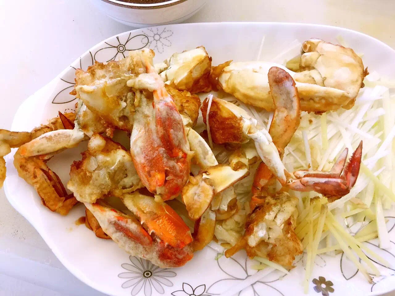 姜葱焗蟹怎么做_姜葱焗蟹的做法_清幽梅花2_豆果美食