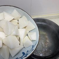 #冬季滋补花样吃法#清炖羊排白萝卜汤的做法图解7