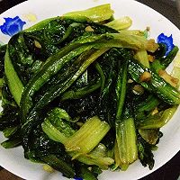 炝锅油麦菜的做法图解1