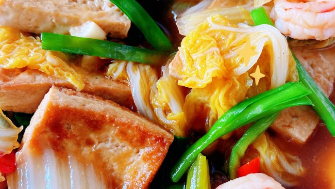 鲜虾炖豆腐