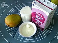 芒果酸奶冰激凌#挚爱烘焙•你就是MOF#的做法图解1