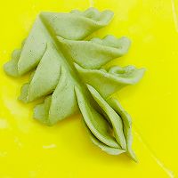 #唯有美食最粽要#菠菜柳叶馒头的做法图解16