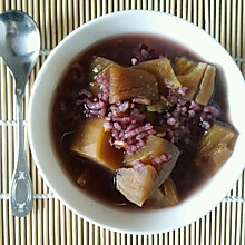 红薯紫米粥