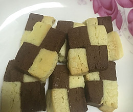 棋格饼干的做法