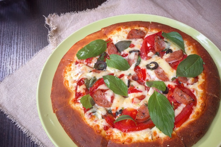 玛格丽特风味披萨 Pizza的做法图解15