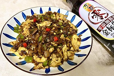 外婆菜炒蛋-下饭菜