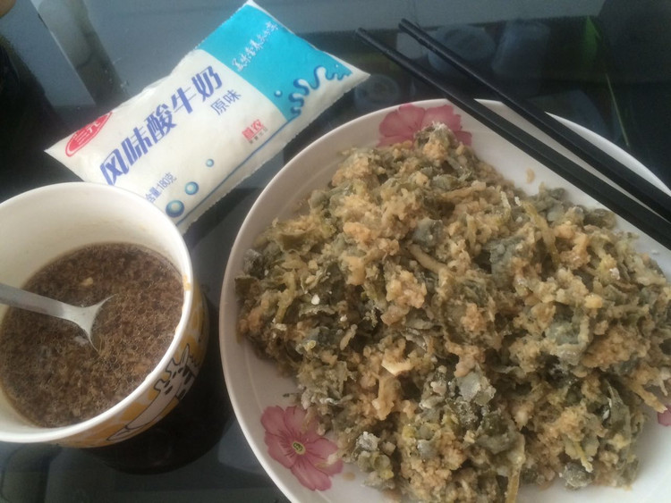 儿时美味蒸菜——“苦累”的做法